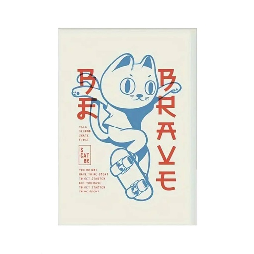 [120029752] 'Be Brave' Canvas Poster (40x60cm) - 1 Piece - ملصق