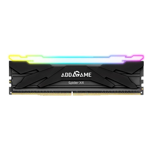 [1041119065] Addlink Spider X4 8GB 3200MHz RGB Desktop DDR4 Memory Kit - Black - الذاكرة العشوائية
