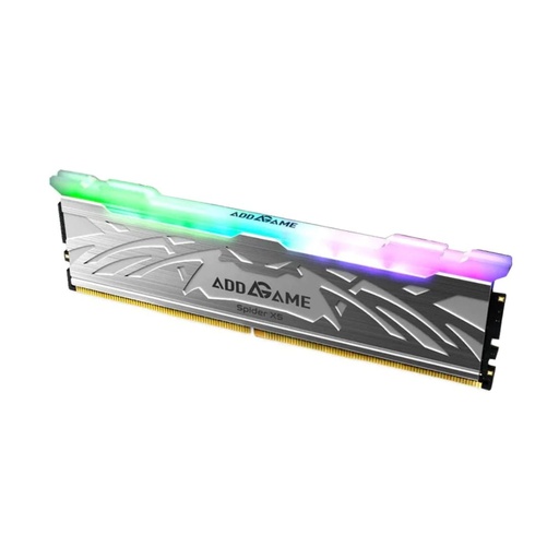 [10431112432] Addlink Spider X5 16GB 5600MT DDR5 RGB RAM - Silver - الذاكرة العشوائية