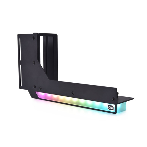 [1071110471] Alphacool Aurora vertical GPU mount w/ riser cable - حامل أفقي لكرت شاشة