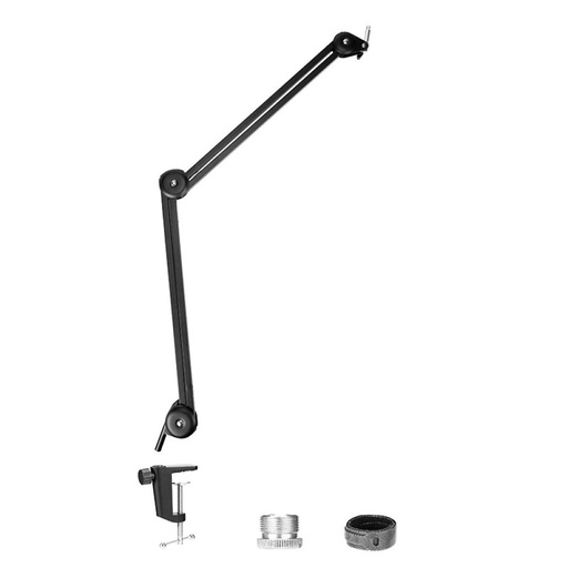 [21114661] BOYA BY-BA20 Spring-Loaded Suspension Arm - Black - حامل ميكروفون