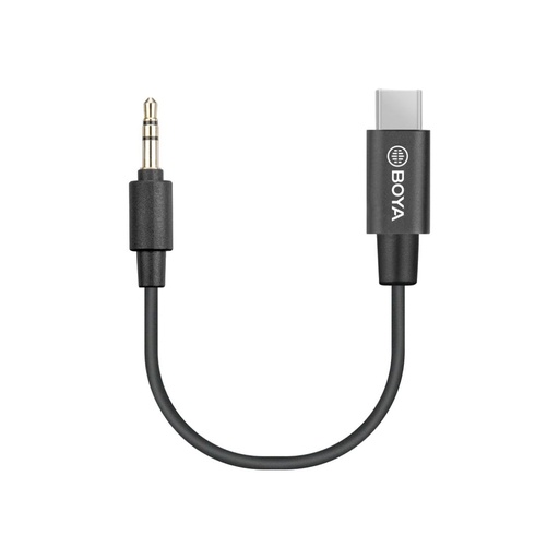 [214716950] Boya BY-K2 3.5mm TRS (Male) to Type-C (Male) Audio Adapter - كابل محول