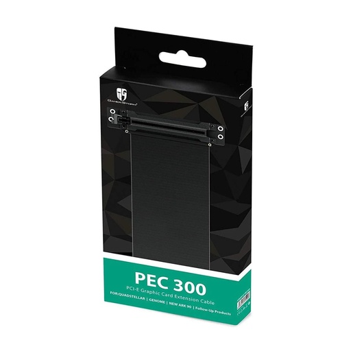 [20634319] DeepCool PEC 300 - PCI-E x16 3.0 Black Extension Cable 250mm - كابل