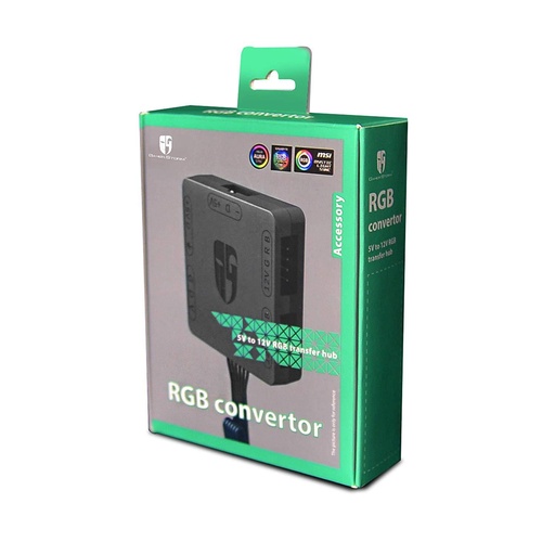 [221324] DeepCool RGB Converter, 5V & 12V A-RGB Hub - محول إضاءة