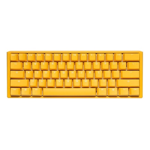 [1041118807] Ducky One 3 Yellow Mini 60% Wired Mechanical Gaming Keyboard - Cherry Brown - لوحة مفاتيح