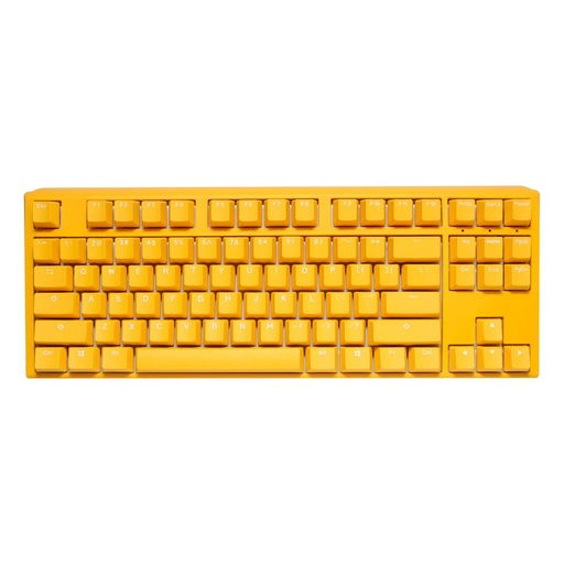 [1041118777] Ducky One 3 Yellow TKL Wired Mechanical Gaming Keyboard - Speed Silver Switch - لوحة مفاتيح