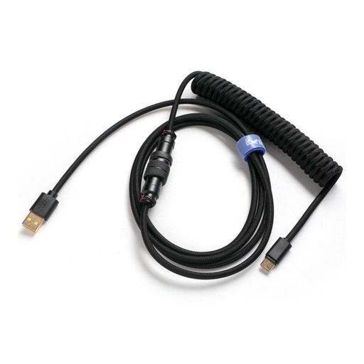 [20634266] Ducky Premicord Custom Keyboard Cable - Phantom Black Edition - كابل