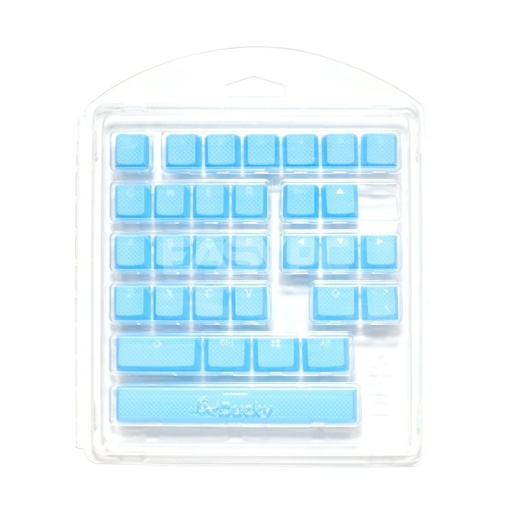 [20133208] Ducky Seamless Doubleshot Rubber 31 Keycap Set - Blue - أكسسوار لوحة مفاتيح