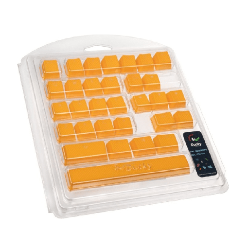 [20133209] Ducky Seamless Doubleshot Rubber 31 Keycap Set - Yellow - أكسسوار لوحة مفاتيح
