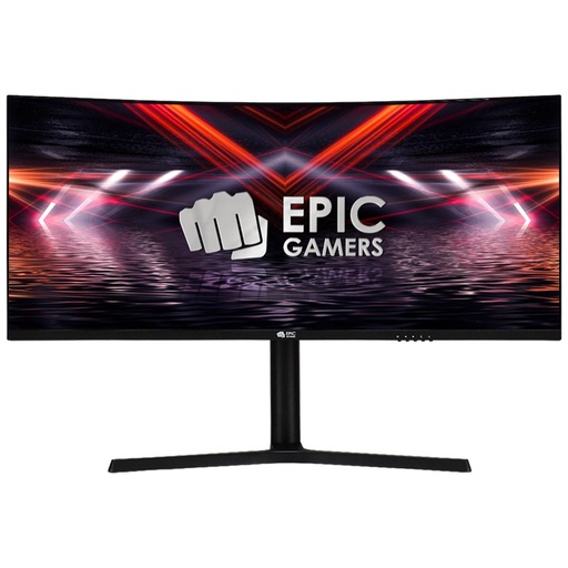 [10915513022] Epic Gamers 34" VA WQHD 165Hz, Curved Gaming Monitor - Black - شاشة