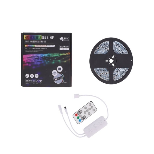 [50110792] Epic Gamers Addressable RGB LED Strip V2 - 5 Meters - إضاءة