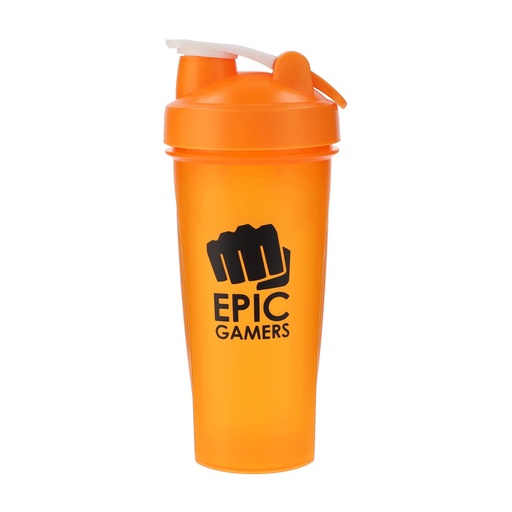 [5291210] Epic Gamers Energy Shaker 20oz - 974 Orange - زجاجة شيكر