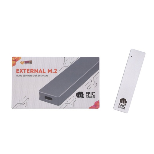 [20664494] Epic Gamers External M.2 Enclosure NVMe SSD Hard Disk - حاوية قرص صلب
