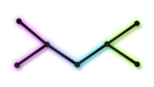 [40113683] Epic Gamers Glide Expansion Kit 6 Light Lines - Black - إضاءة