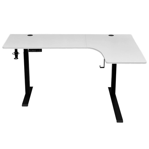 [301321559] Epic Gamers Pro Gaming Corner Table V3 Hydraulic - White - طاولة