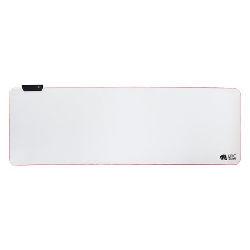 [202416407] Epic Gamers RGB Gaming Mouse Pad - White - حصيرة الفأرة