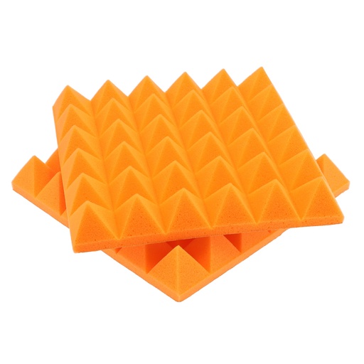 [20934552] Epic Gamers Sound Proofing Foam w/ Adhesive (2pcs) 30x30x5cm - Orange - عازل صوت