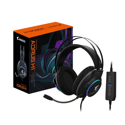 [2043223565] Gigabyte Aorus H1 Wired Gaming Headset - سماعة