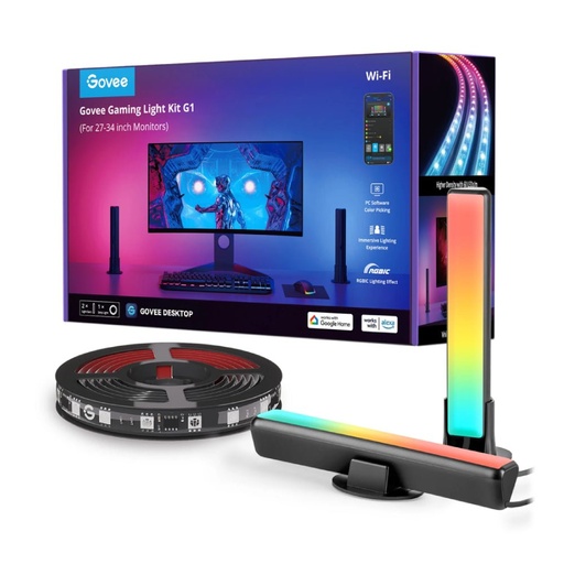[40121048] Govee DreamView PC Monitor Back Light & Light Bar 27"-34" - إضاءة