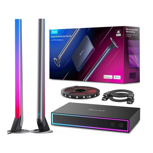 [40120914] Govee H6601 AI Gaming Sync LED Lighting Box Kit - إضاءة