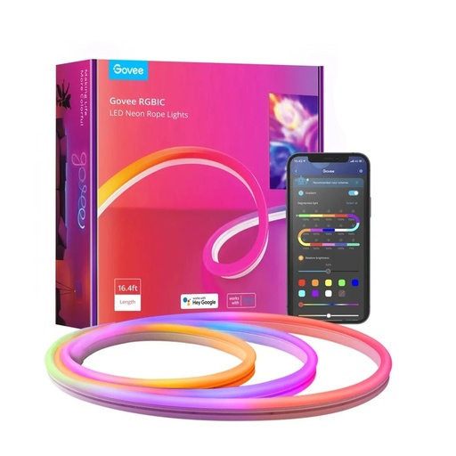 [40111752] Govee Neon LED Strip Light - 5m - إضاءة