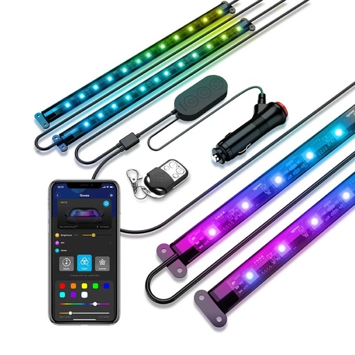 [401445] Govee RGBIC Interior Car Lights with Remote Control - إضاءة
