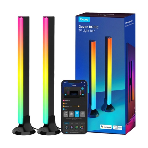 [40121050] Govee RGBIC TV Light Bars for 45-70 inch TVs - إضاءة