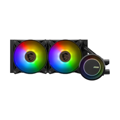 [10782222344] MSI MAG CoreLiquid E240 240mm AIO Liquid Cooler - Black - مبرد
