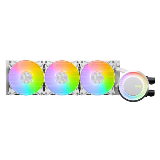 [10782422343] MSI MAG CoreLiquid E360 360mm AIO Liquid Cooler - White - مبرد