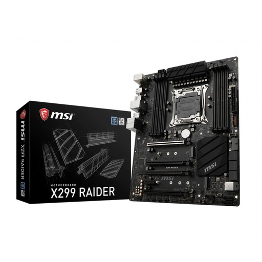 [103116104] MSI X299 Raider DDR4 LGA 2066 ATX Intel Motherboard - اللوحة الأم