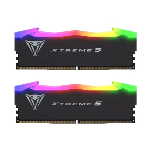 [10431116517] Patriot Viper Xtreme 5 RGB 32GB (2x16GB) CL36 7600Mhz DDR5 Memory Kit - الذاكرة العشوائية
