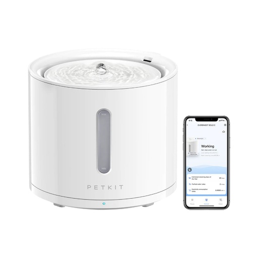 [41520296] Petkit EverSweet Solo 2 Wireless Smart Pet Water Fountain - نافورة مياه للقطط