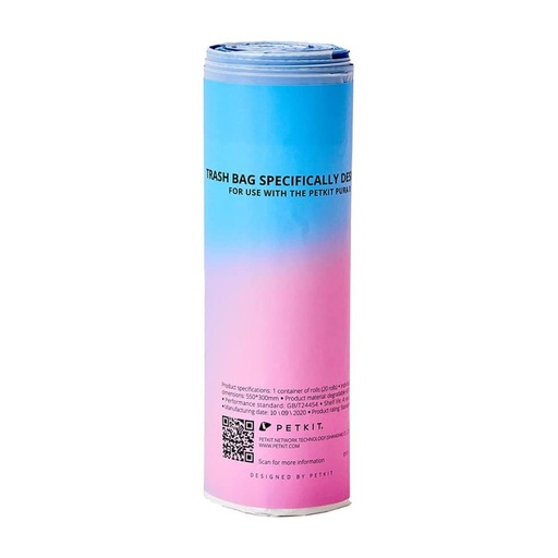 [5241107 / 6973293804584] Petkit Pura Max Trash Bag One Roll - 20Pcs  - أكسسوارات حيوانات أليفة