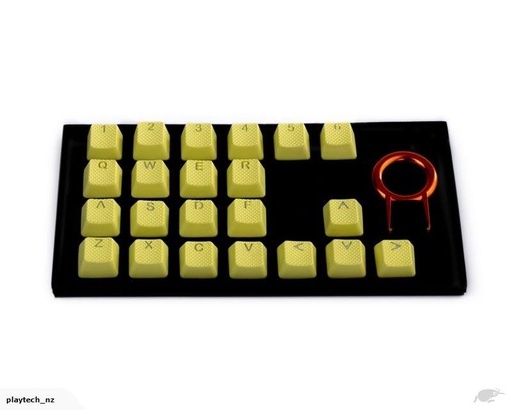 [20133309] Tai-Hao 22 Key ABS Keycaps - Neon Zinc Yellow - مفاتيح كيبورد