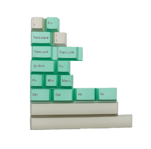 [20133450] Tai-Hao Abs Keyset-Cubic 17 Add On - Mint/Beige - أكسسوار لوحة مفاتيح
