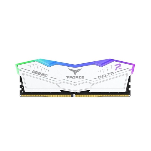 [10431116669] Team Group T-Force Delta RGB 32GB CL40 DDR5 5200Mhz - White - الذاكرة العشوائية