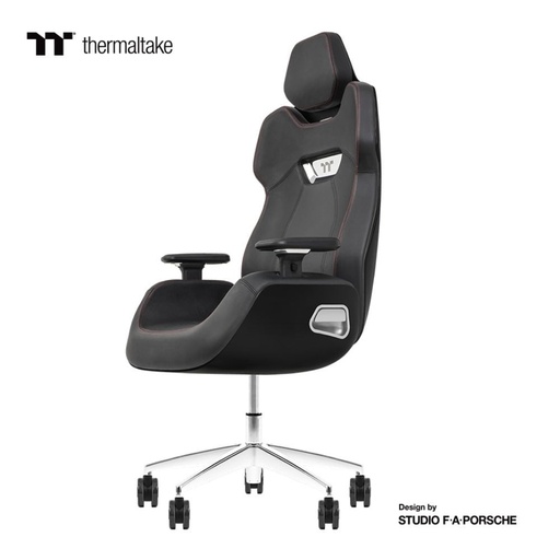 [30135343] Thermaltake Argent E700 Real Leather Gaming Chair Design by Studio F. A. Porsche - Storm Black - كرسي