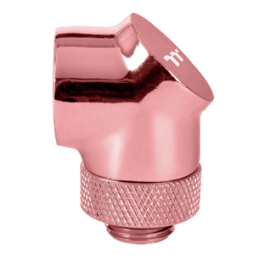 [107116677] Thermaltake Pacific G1/4 90 Degree Adapter – Rose Gold - وصلات أنابيب