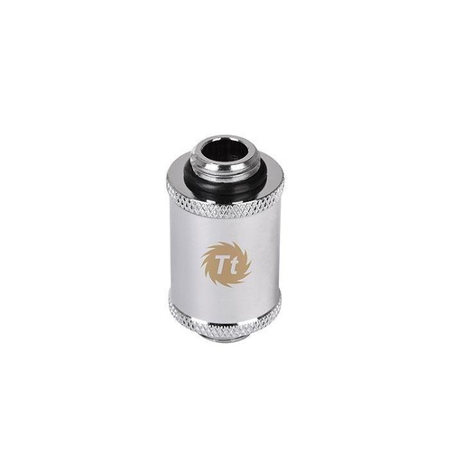 [107116630] Thermaltake Pacific G1/4 Male To Male 30Mm Extender - Chrome - وصلات أنابيب
