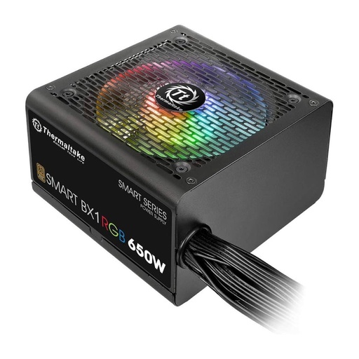 [1082424281] Thermaltake Smart BX1 RGB 650W Bronze Non-Modular Power Supply - مزود طاقة