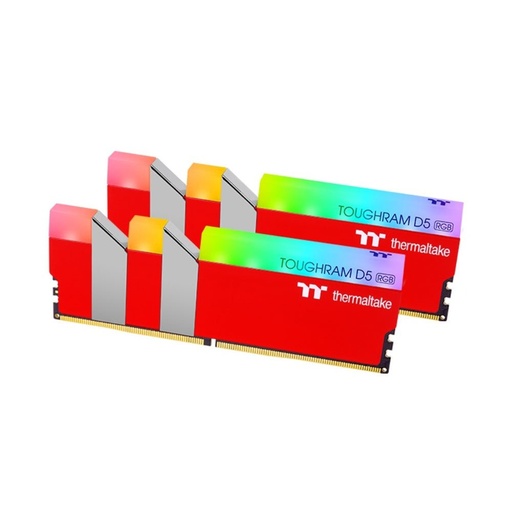 [10431121928] Thermaltake TOUGHRAM RGB D5 32GB (2x16GB) DDR5 5600MT/s C36 Memory - Racing Red - الذاكرة العشوائية