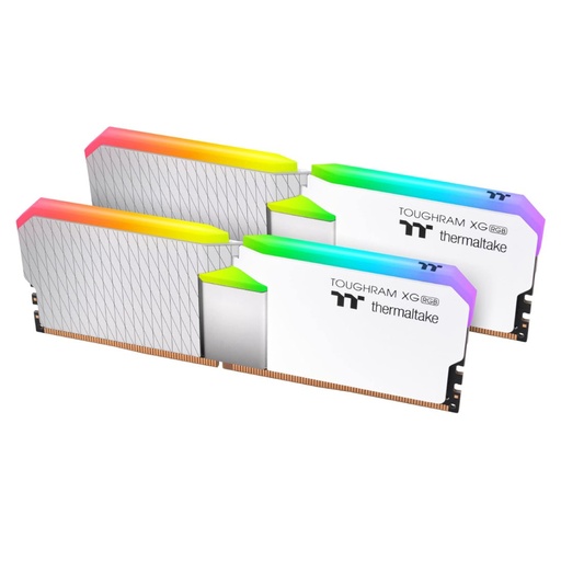 [10431112764] Thermaltake TOUGHRAM XG RGB 32GB (2x16GB) DDR5 6200MT/s Memory - White - الذاكرة العشوائية