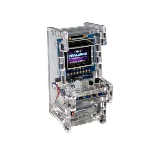 [53115094] Tiny Circuits Tiny Arcade DYI Kit - Clear - لعبة