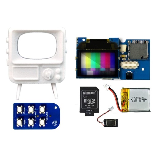 [53115098] Tiny Circuits Tiny TV DIY Kit - لعبة