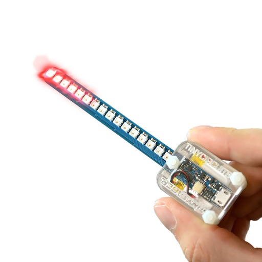 [53115096] Tiny Circuits TinySaber Kit - Clear - لعبة