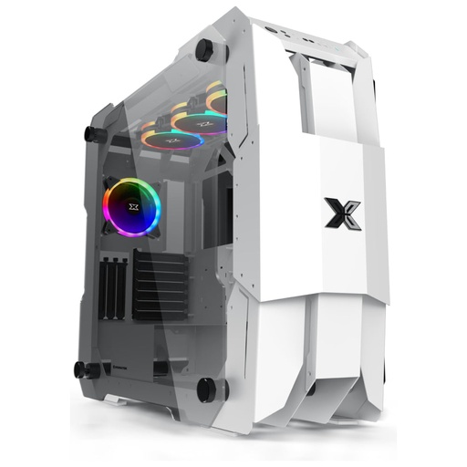 [10632952] Xigmatek X7 Tempered Glass RGB Full Tower Case - White - صندوق