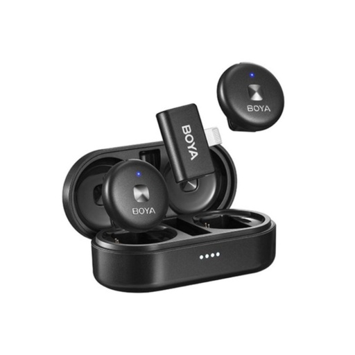 [214125528] Boya Omic-D 2.4GHz Dual-Channel Wireless Microphone System - Black - ميكروفون