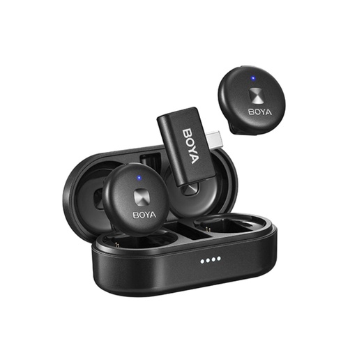 [214125527] Boya Omic-U 2.4GHz Dual-Channel Wireless Microphone System - Black - ميكروفون