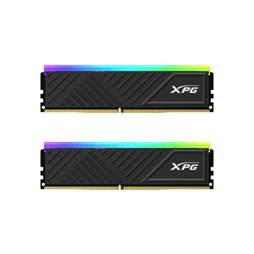 [10421127620] Adata XPG D35G 32GB (16GBx2) DDR4 3600Mhz RGB RAM - Black - الذاكرة العشوائية