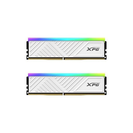 [10421127621] Adata XPG D35G 32GB (16GBx2) DDR4 3600Mhz RGB RAM - White - الذاكرة العشوائية